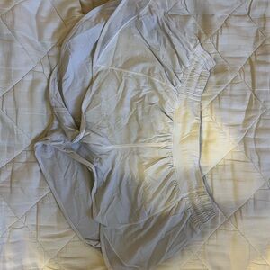 White lululemon shorts (size 8 reg)